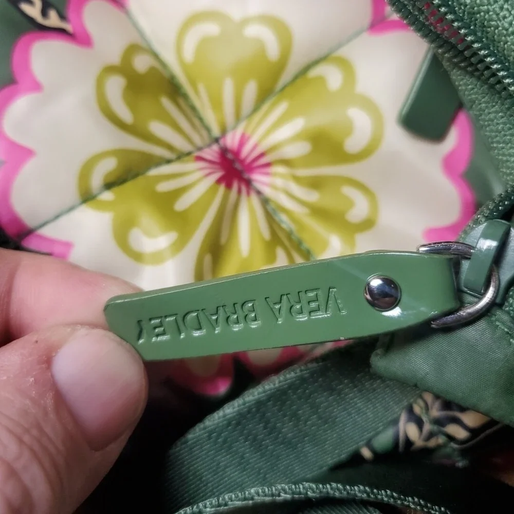 Vera Bradley Puffy Crossbody Shoulder Bag Olivia Pink Retired 2013